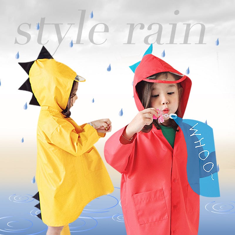 Gadget Gerbil Dinosaur Raincoat for Kids