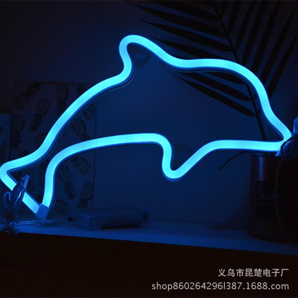 Gadget Gerbil Dolphin LED Neon Light