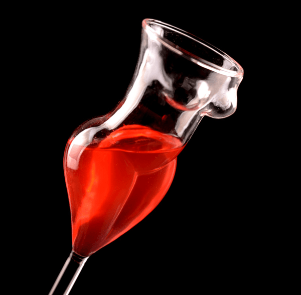 Gadget Gerbil Female Body Shaped Cocktail Glass Goblet