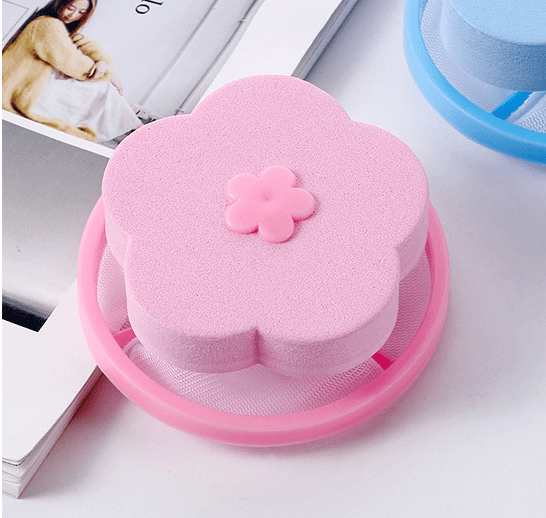 Gadget Gerbil Flower pink / 1 pc Float Filter For Washing Machine Hair Remover