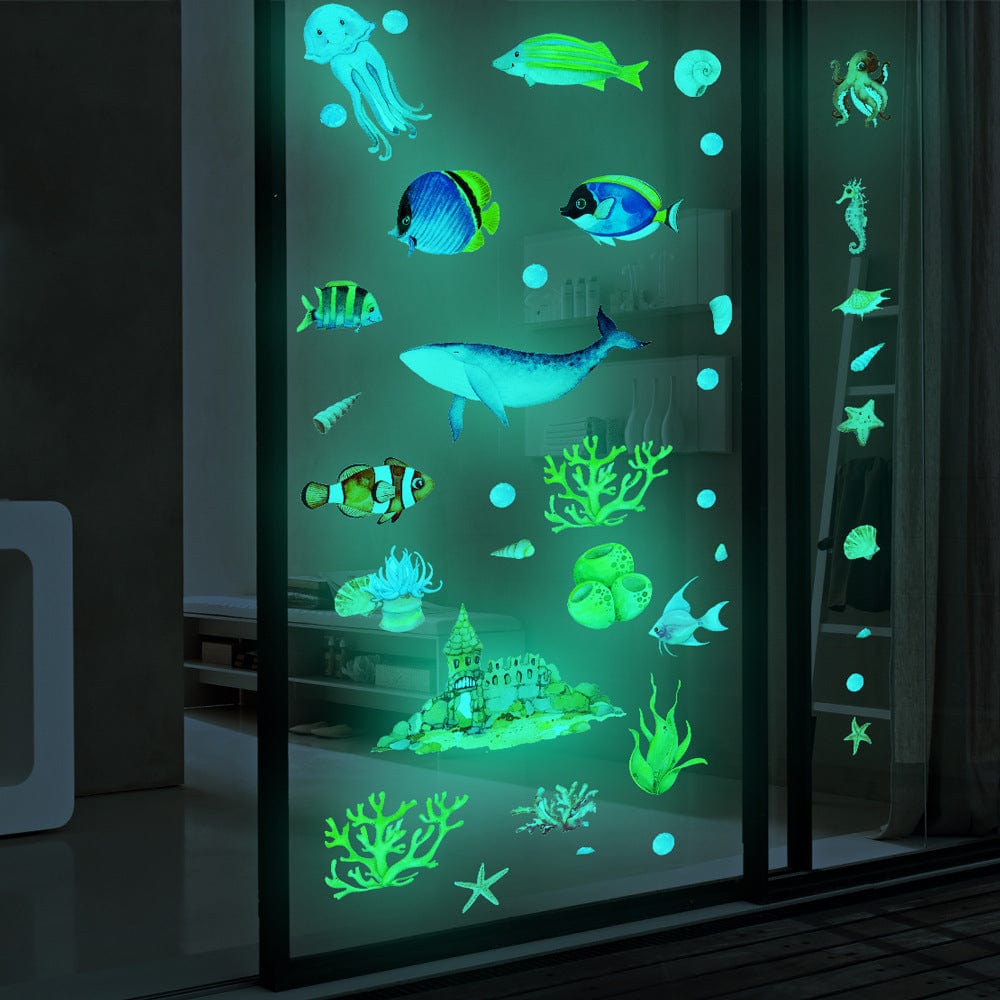 Gadget Gerbil Fluorescent Sea Wall Stickers