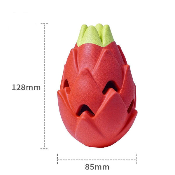 Gadget Gerbil Food Dispensing Dragon Fruit Dog Chew Toy