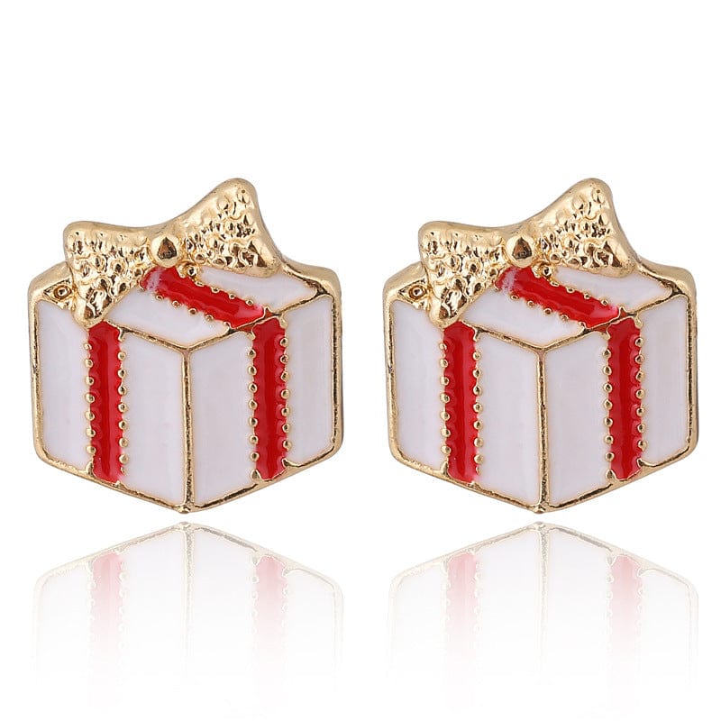 Gadget Gerbil Gift Santa Claus Pendant Earrings