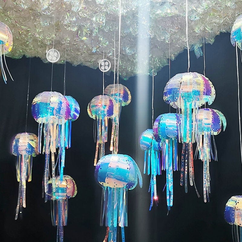 Gadget Gerbil Glowing Jellyfish Creative Hanging Decoration