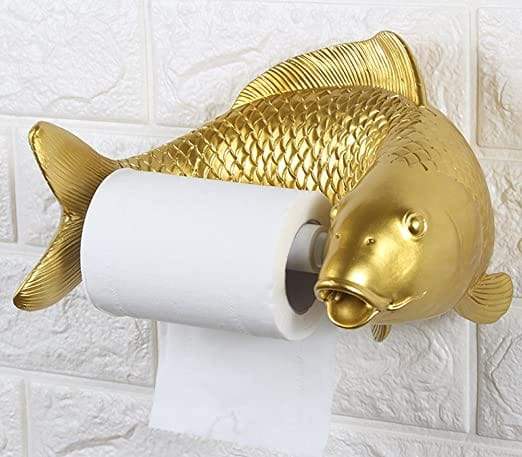 Gadget Gerbil Gold Colias Wing Toilet Paper Holder