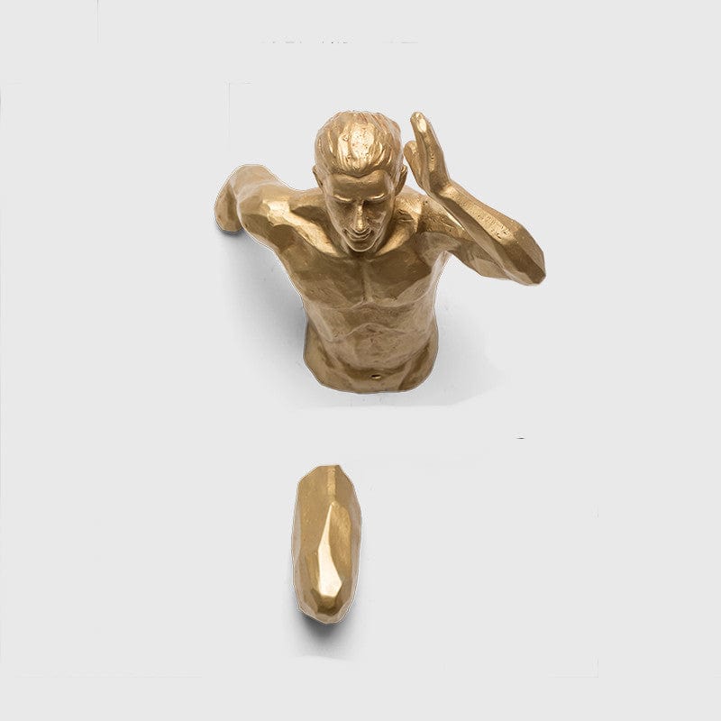 Gadget Gerbil Gold / Right hand Model Room Living Room Porch Background Wall Decoration