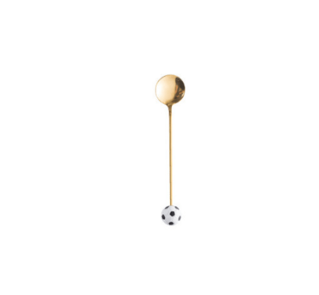 Gadget Gerbil Gold Soccer Ball Coffee Spoon