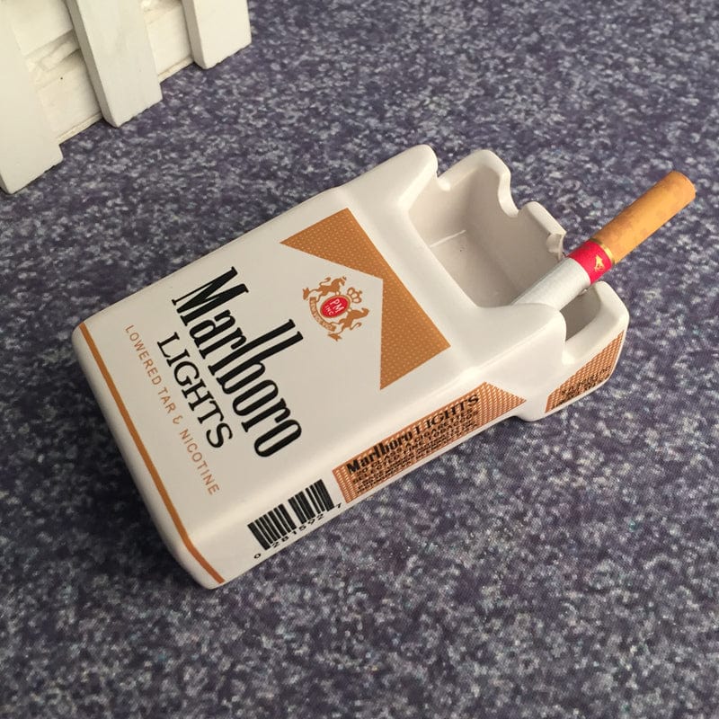 Gadget Gerbil Golden Cigarette box  ashtray