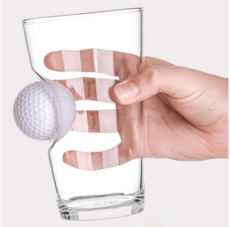 Gadget Gerbil Golf Ball Beer Glass