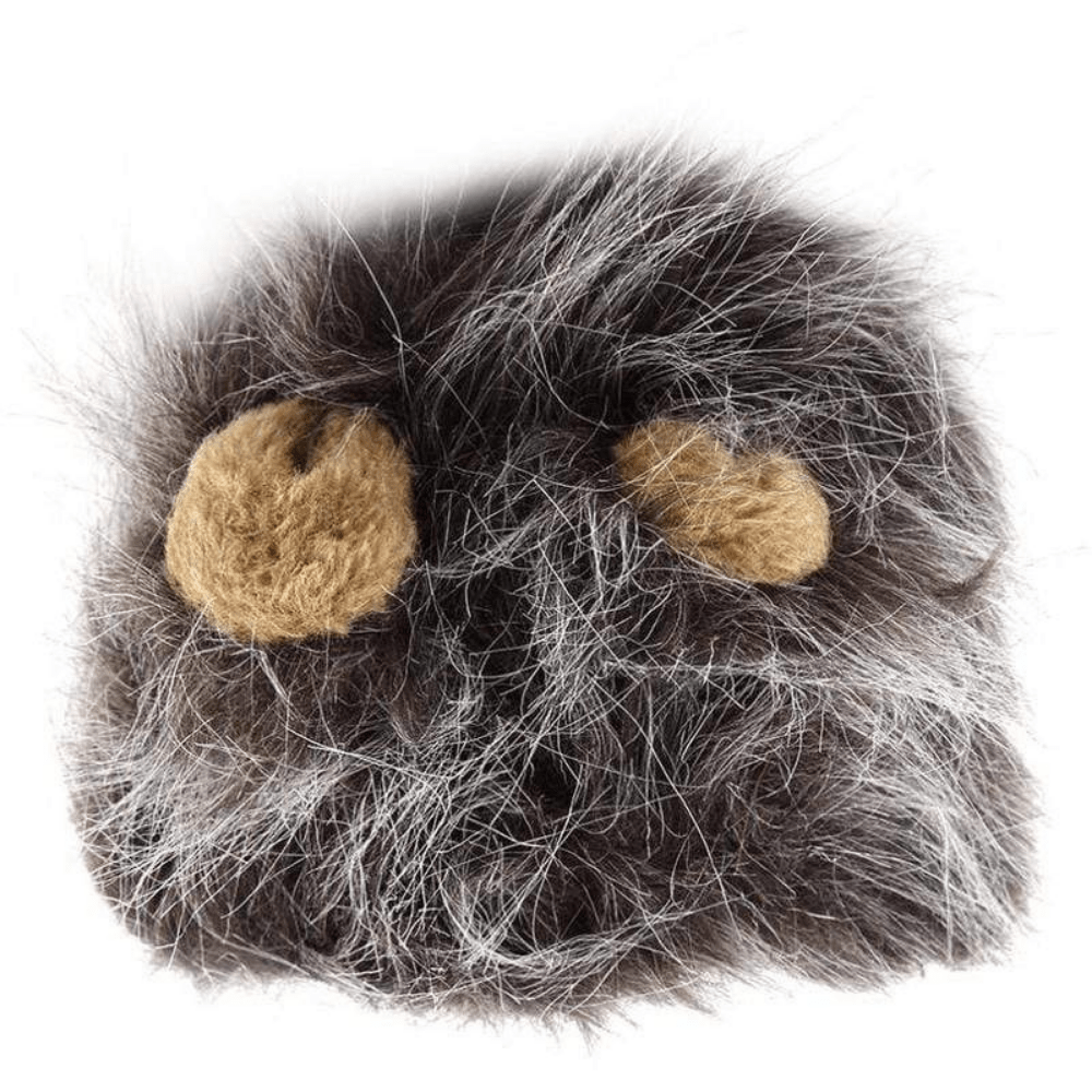 Gadget Gerbil Gray Lion's Mane Cat Costume
