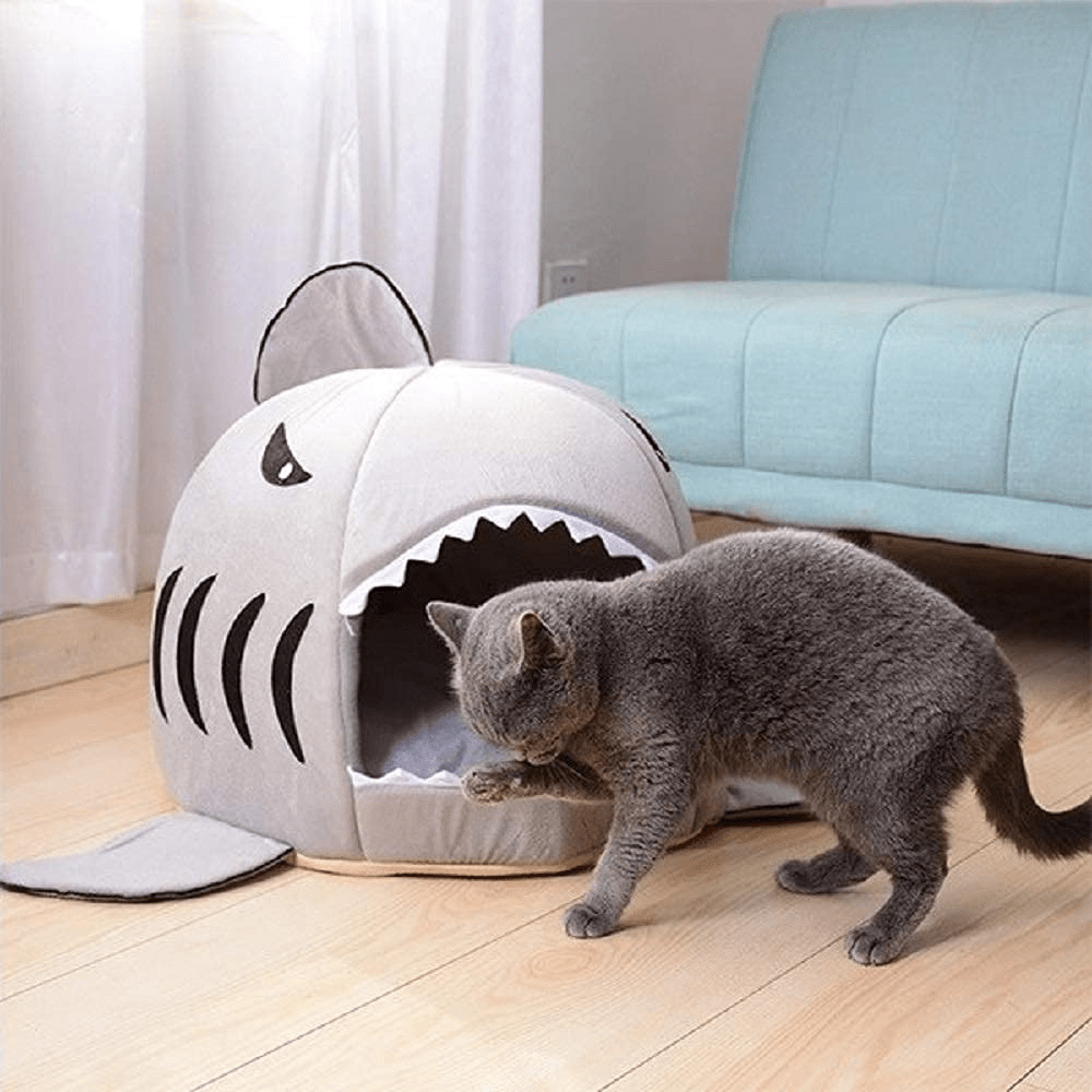 Gadget Gerbil Great White Shark Cat Bed