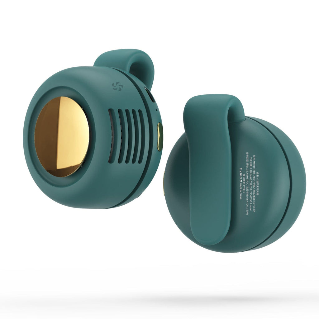 Gadget Gerbil Green / 2PCS Clip-On Portable USB Fan