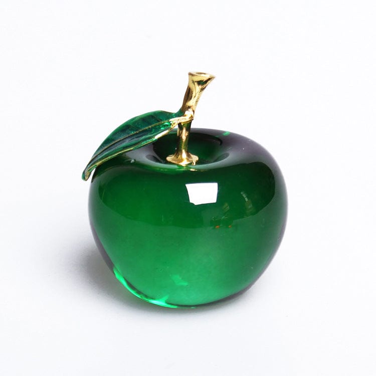 Gadget Gerbil Green / 50mm Apple Shaped Crystal Quartz
