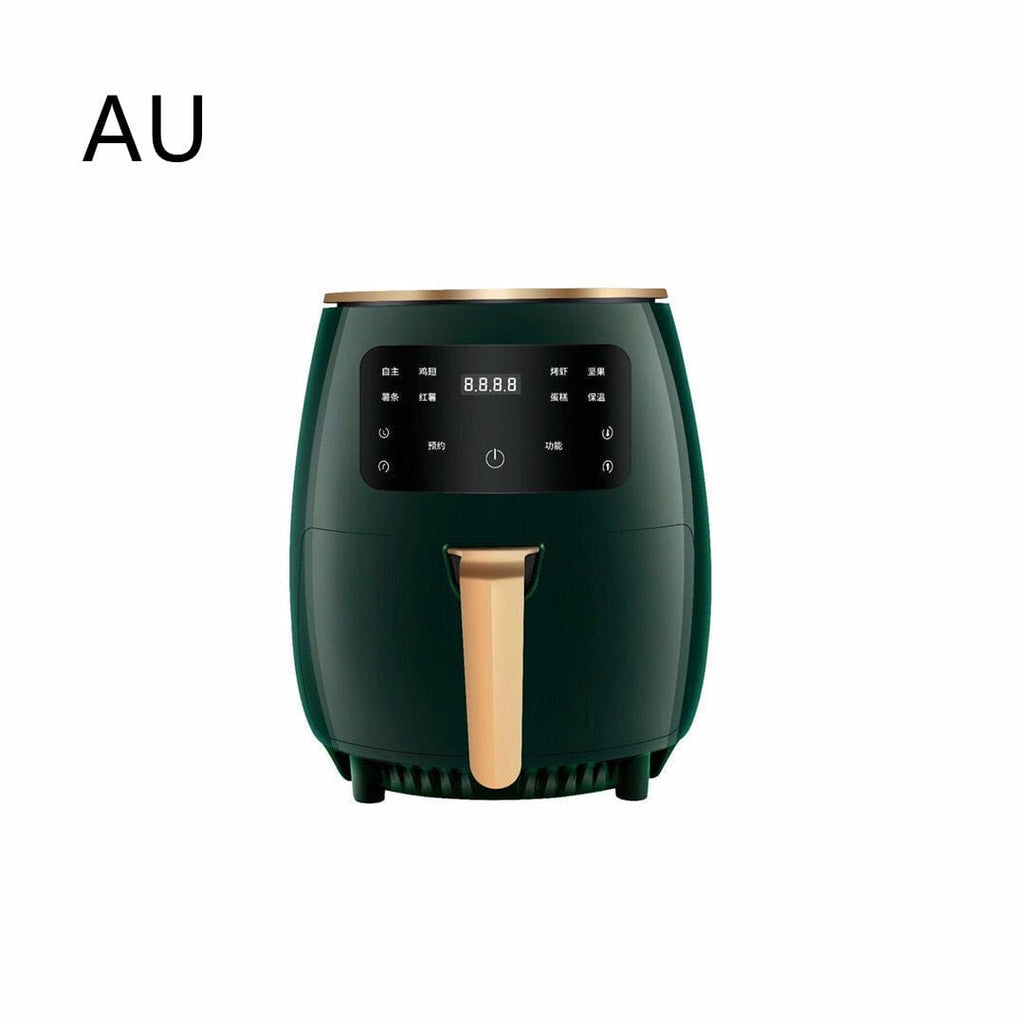 Gadget Gerbil Green / AU 220V Smart Air Fryer without Oil Home Cooking 4.5L Large Capacity Multifunction Electric Professional-Design