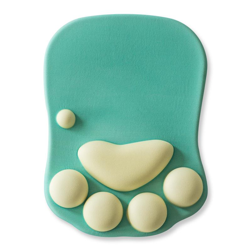 Gadget Gerbil Green Cat Paw Mousepad