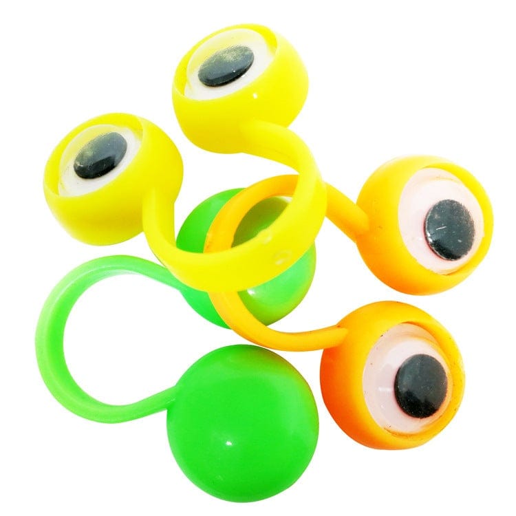 Gadget Gerbil Green Eye Finger Puppets Eyeball Rings