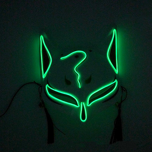 Gadget Gerbil Green Fox LED Mask