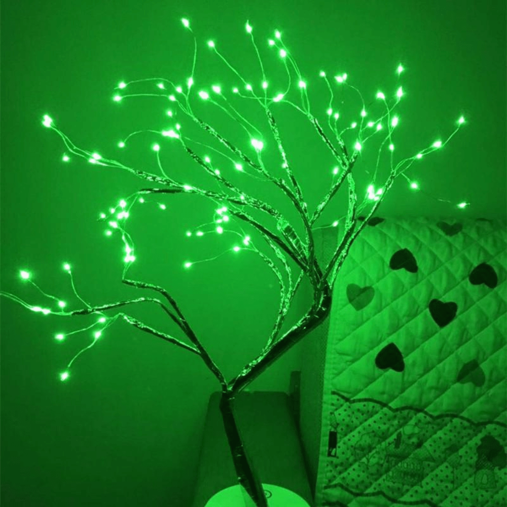 Gadget Gerbil Green LED Bonsai Tree Light
