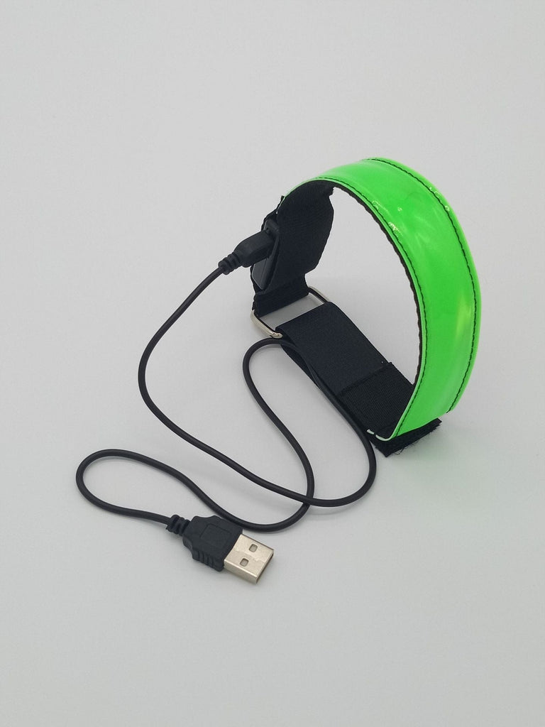 Gadget Gerbil Green LED Night Running Armband