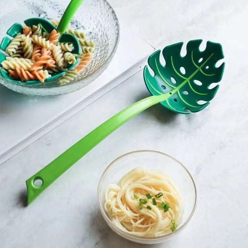 Gadget Gerbil Green Pasta Tools Pasta Scoop Colander Spaghetti Spoon Nylon Noodle Spoon Colander Kitchen Gadget Kitchen Accessories