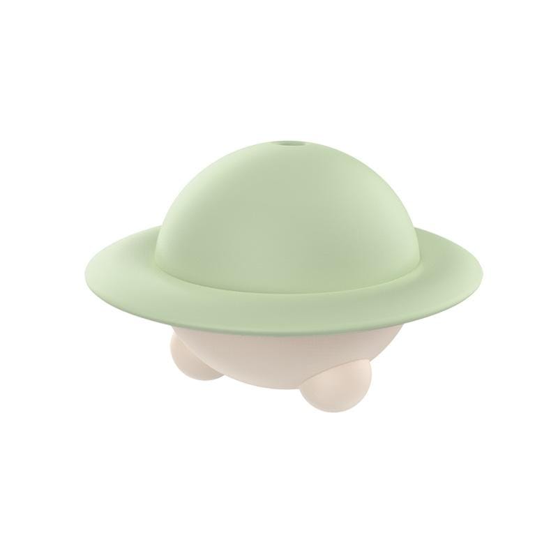 Gadget Gerbil Green Saturn Shaped Silicone Ice Sphere Mold