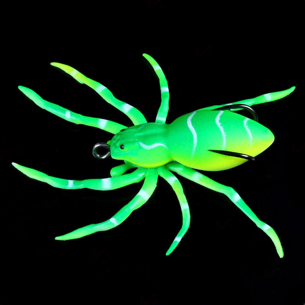 Gadget Gerbil Green Spider Shaped Fishing Lure
