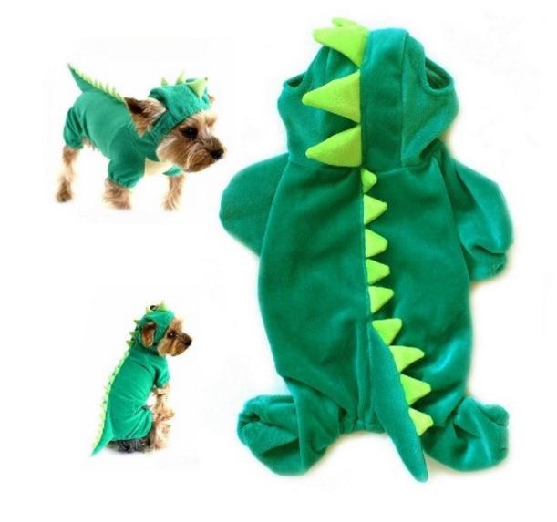 Gadget Gerbil Green Stegosaurus Dog Costume