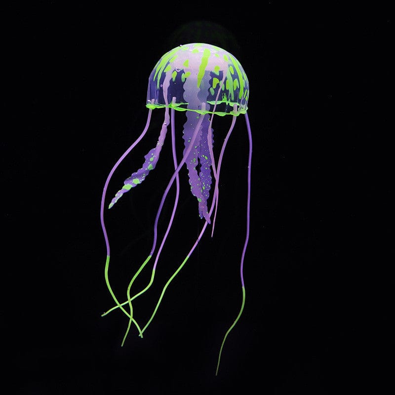 Gadget Gerbil Green Suction Cup Jellyfish Fish Tank Light
