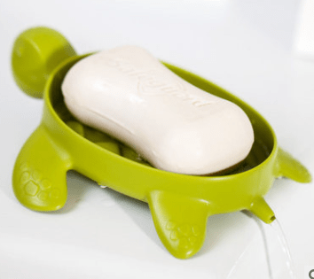 Gadget Gerbil Green Turtle Soap Box Holder