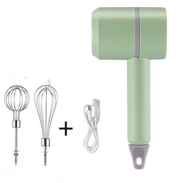 Gadget Gerbil Green / USB Portable Electric Rechargeable Wireless Food Mixer