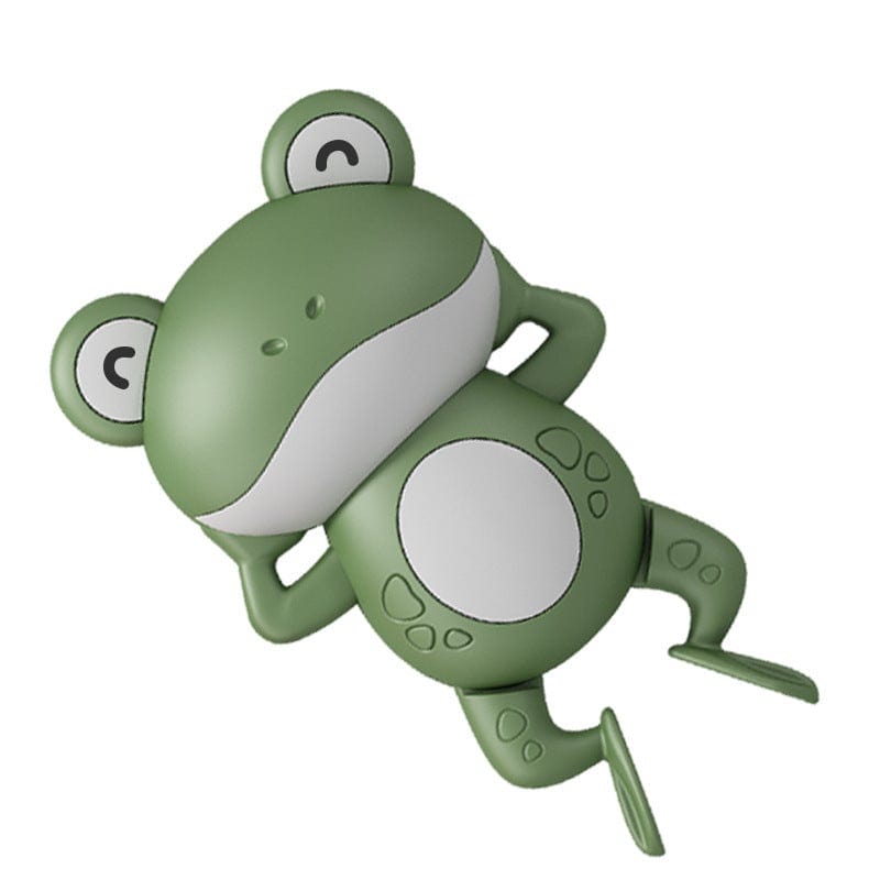Gadget Gerbil Green Wind Up Frog Bath Toy