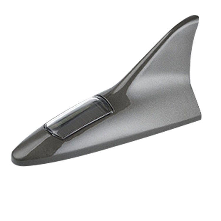 Gadget Gerbil Grey Car Solar Shark Fin LED Emergency Light