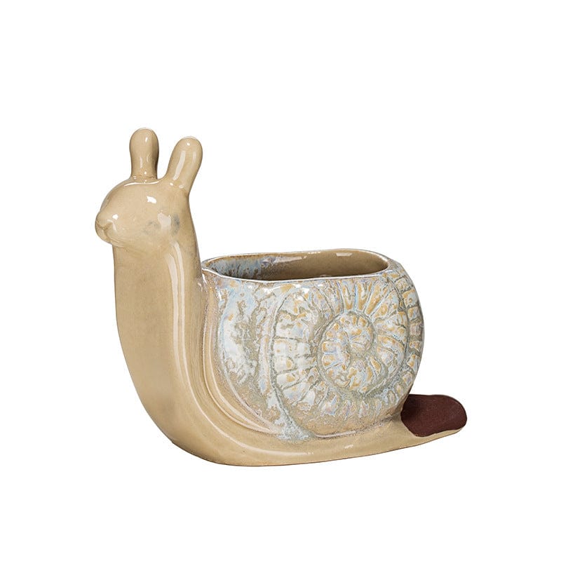 Gadget Gerbil Grey Ceramic Snail Ashtray