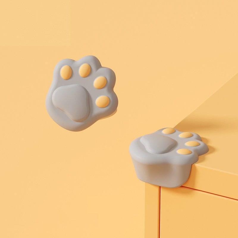 Gadget Gerbil Grey / Claw / 1PCS Baby Proofing Paw Shaped Corner Guard