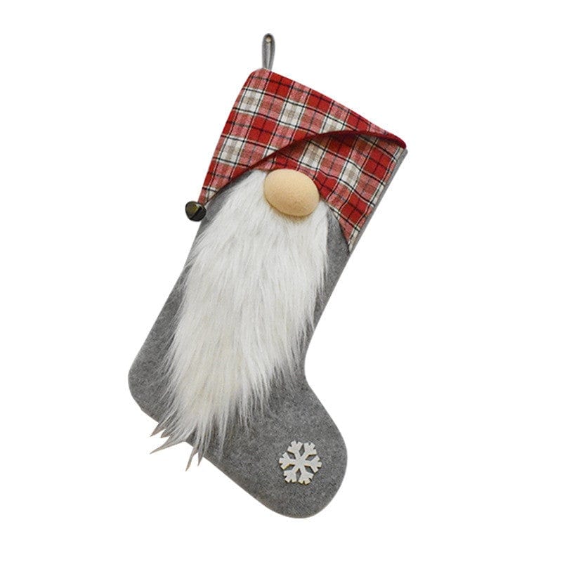 Gadget Gerbil Grey Gnome Beard Christmas Stocking