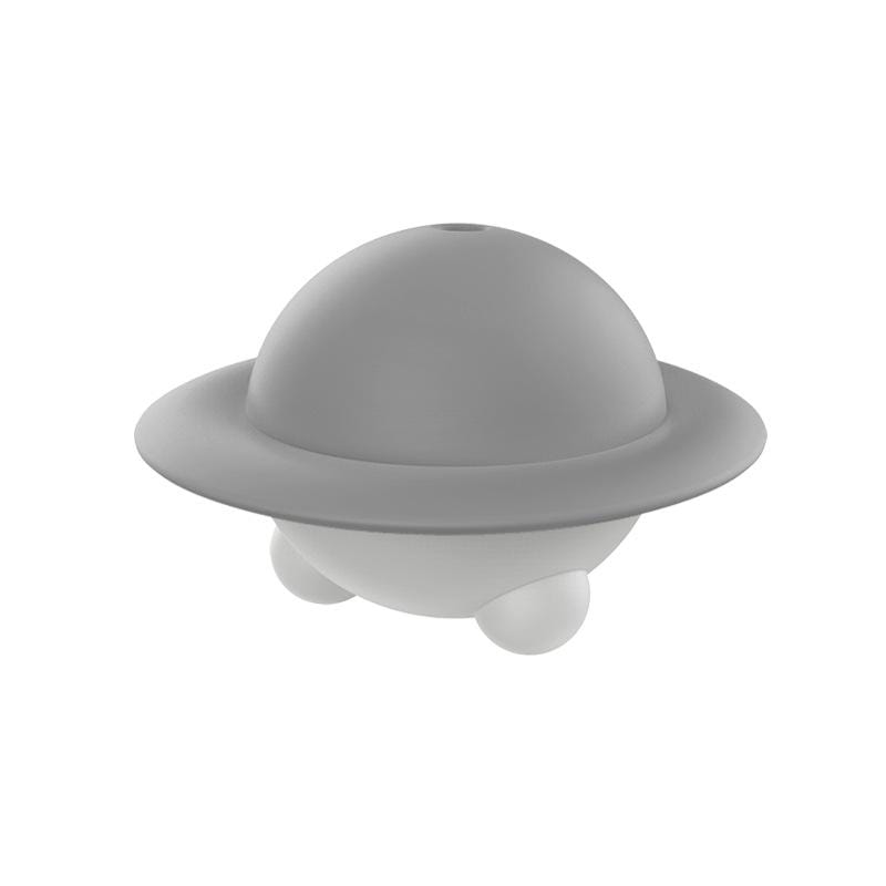 Gadget Gerbil Grey Saturn Shaped Silicone Ice Sphere Mold
