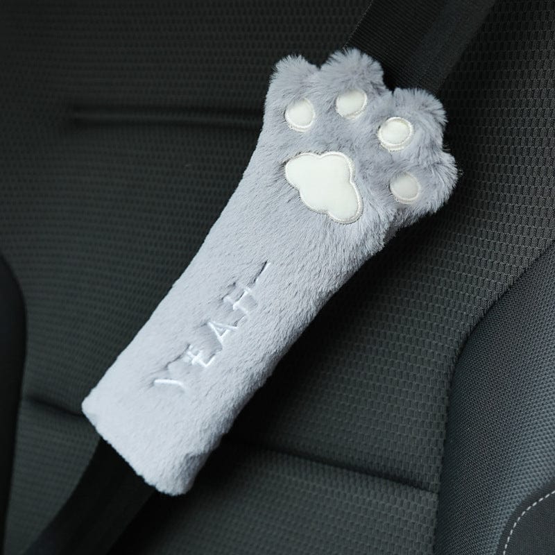 Gadget Gerbil Grey Shoulder pads Paw Car Seat Headrest Neck Pillow