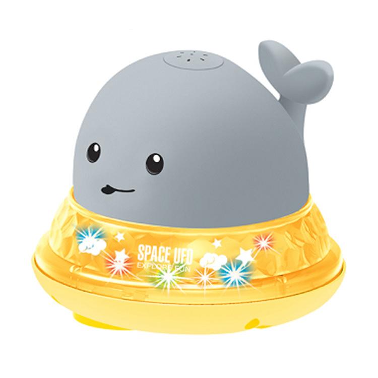 Gadget Gerbil Grey yellow Whale Induction Water Spray Ball