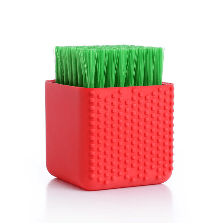 Gadget Gerbil gules Square Potted Silicone Kitchen Brush