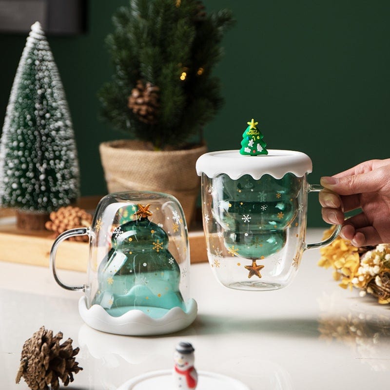 Gadget Gerbil Heat Resistant Christmas Tree Mug