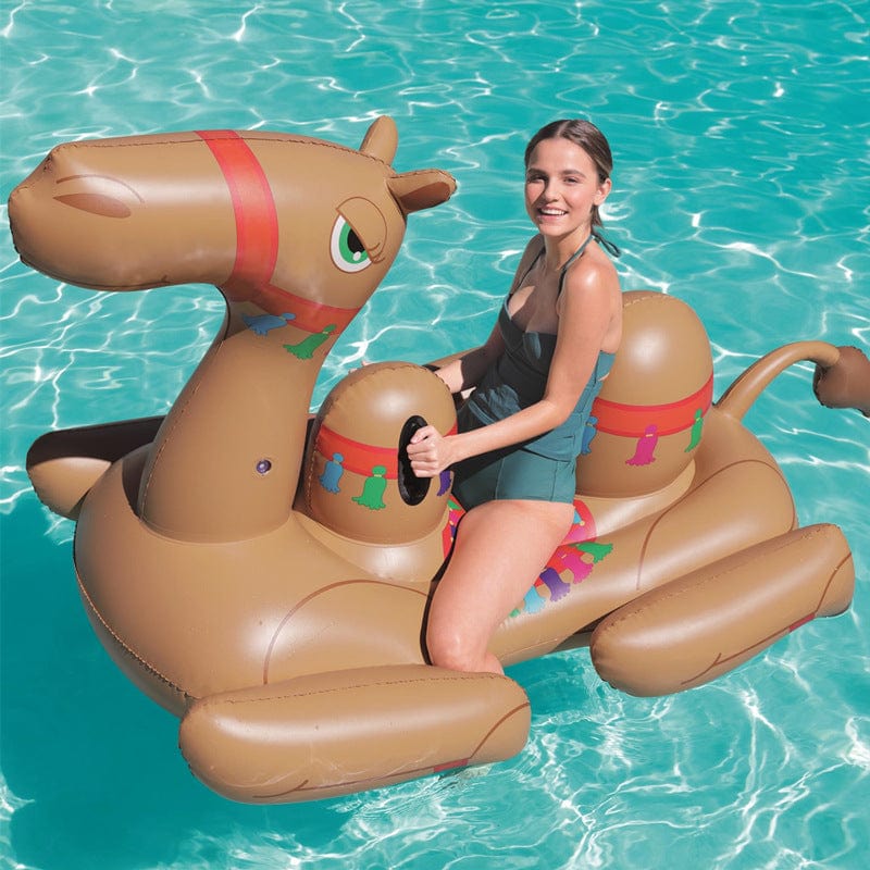 Gadget Gerbil Inflatable Camel Riding Pool Float