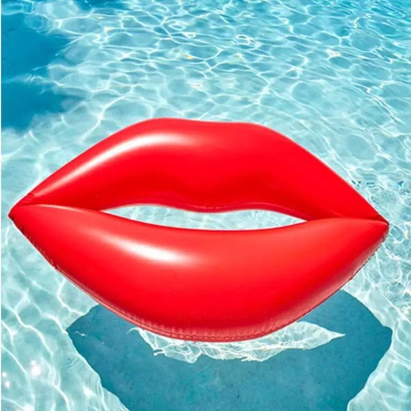Gadget Gerbil Inflatable Red Lips Pool Float