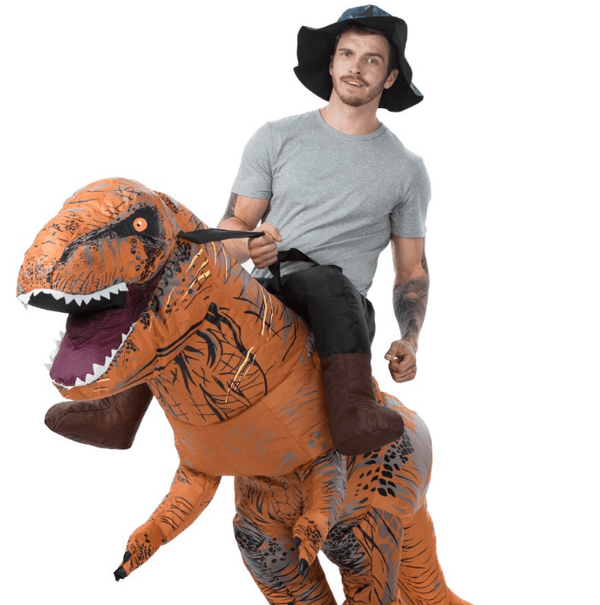 Gadget Gerbil Khaki / Uniform code Inflatable Riding T Rex Costume