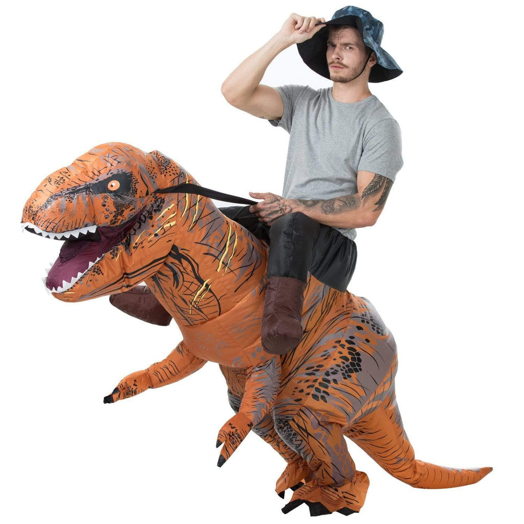 Gadget Gerbil Inflatable Riding T Rex Costume