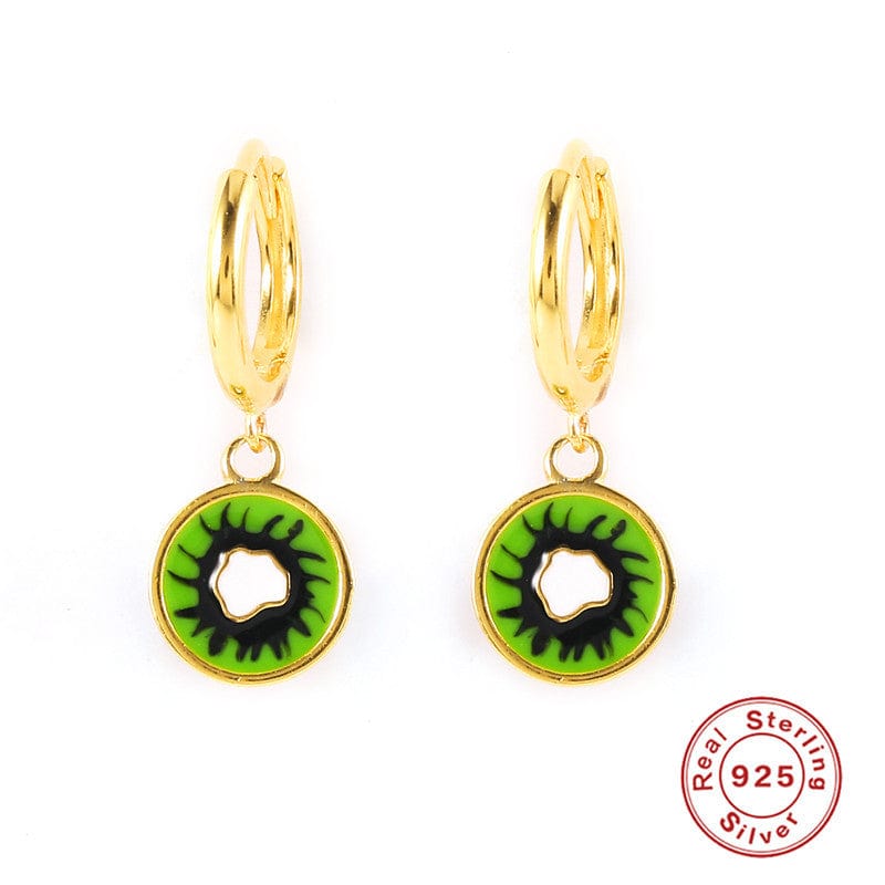 Gadget Gerbil Kiwi Pendant Earrings
