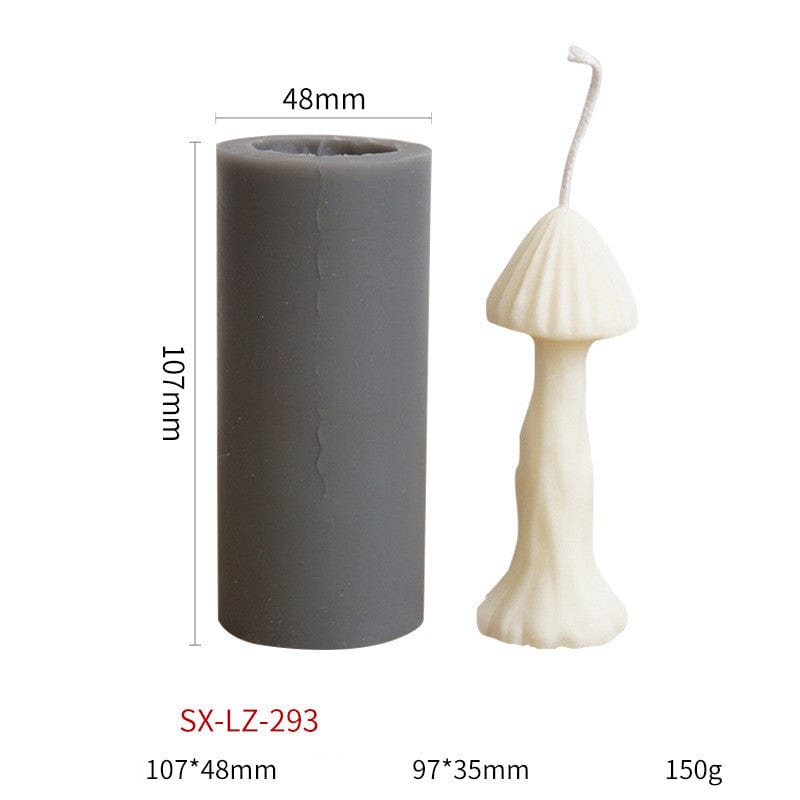 Gadget Gerbil Large Silicone Mushroom Candle Mold