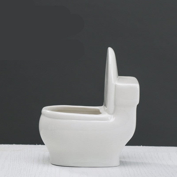 Gadget Gerbil Large Toilet Shaped Succulent Pot