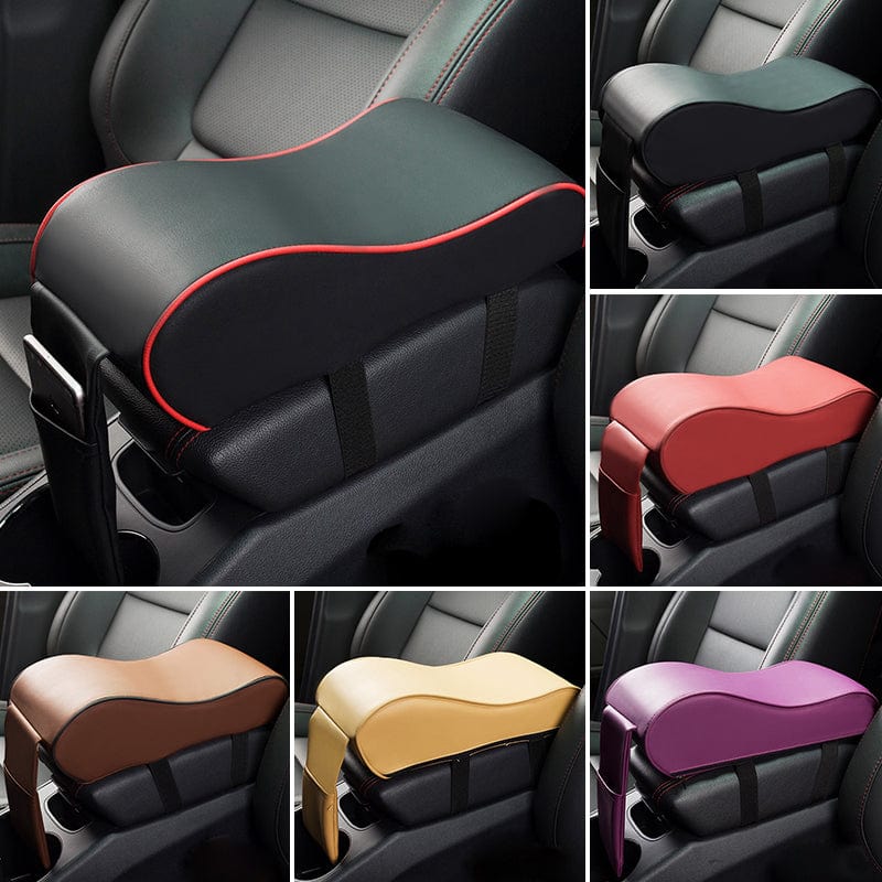 Gadget Gerbil Leather Memory Foam Car Armrest Cushion