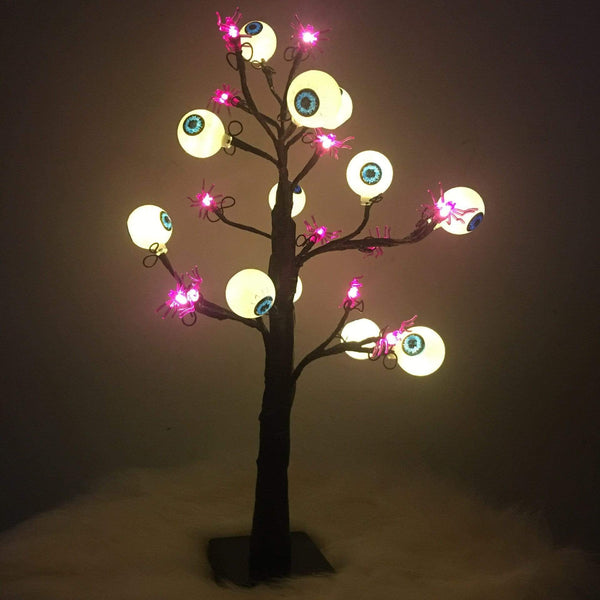 Gadget Gerbil Warm white / Black birch tree lights / 24lights LED Eyeball Tree Light