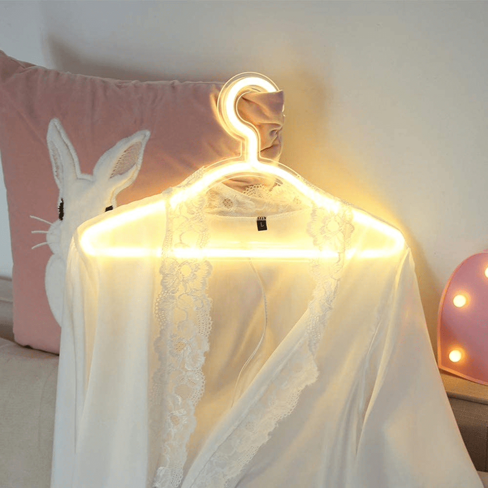 Gadget Gerbil LED Neon Clothes Hangers